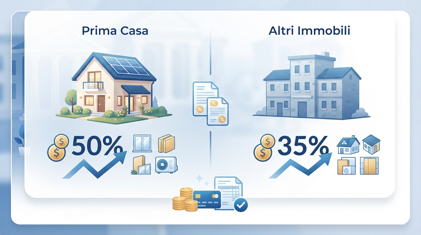 Ecobonus ristrutturazione: aliquote per prima casa e altri immobili