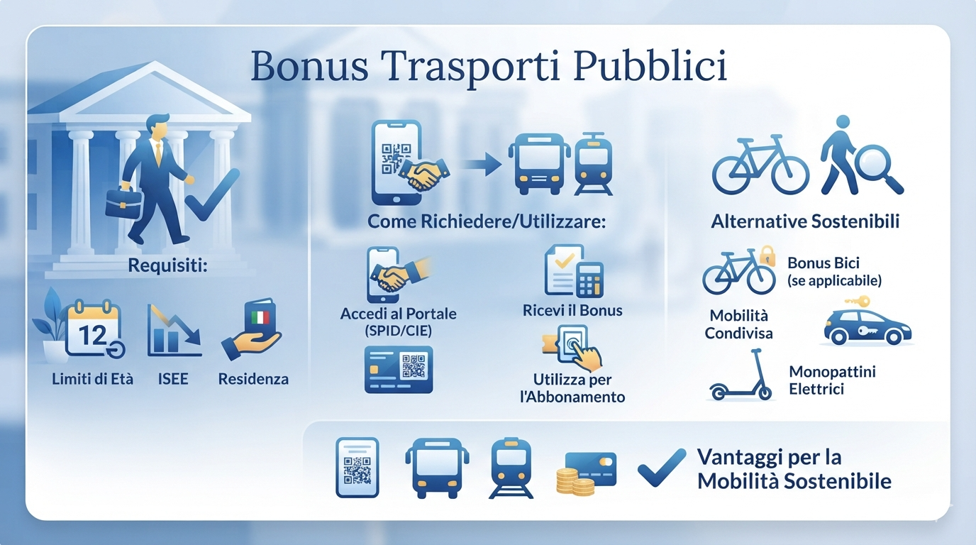 Bonus trasporti pubblici: guida a requisiti e alternative