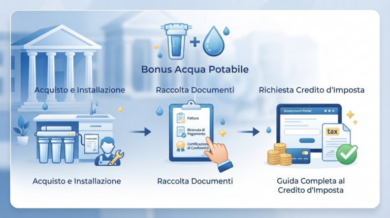 Bonus Acqua Potabile: Guida Completa al Credito d'Imposta
