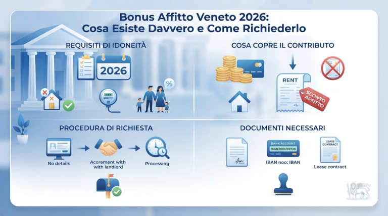 Bonus Affitto Veneto 2026: Cosa Esiste Davvero e Come Richiederlo