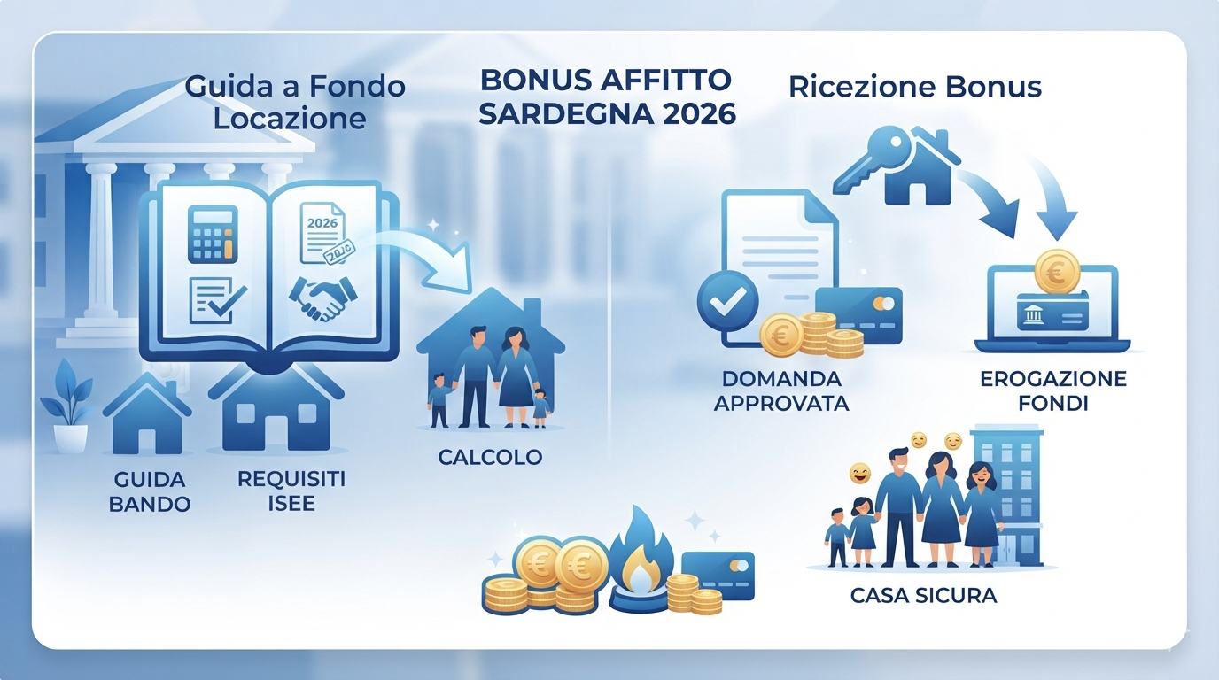 Bonus Affitto Sardegna 2026: Guida a Fondo Locazione, Bandi e Requisiti