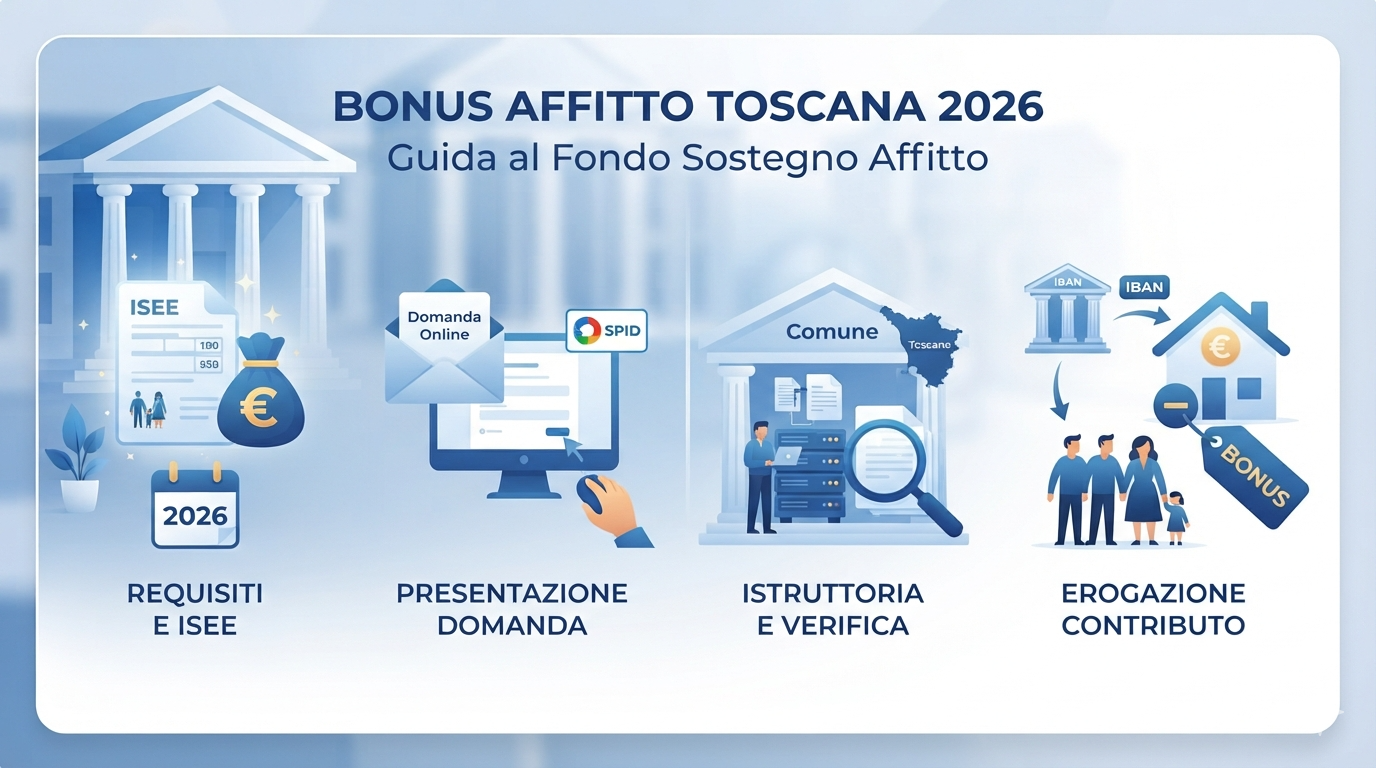 Bonus Affitto Toscana 2026: Guida al Fondo Sostegno Affitt