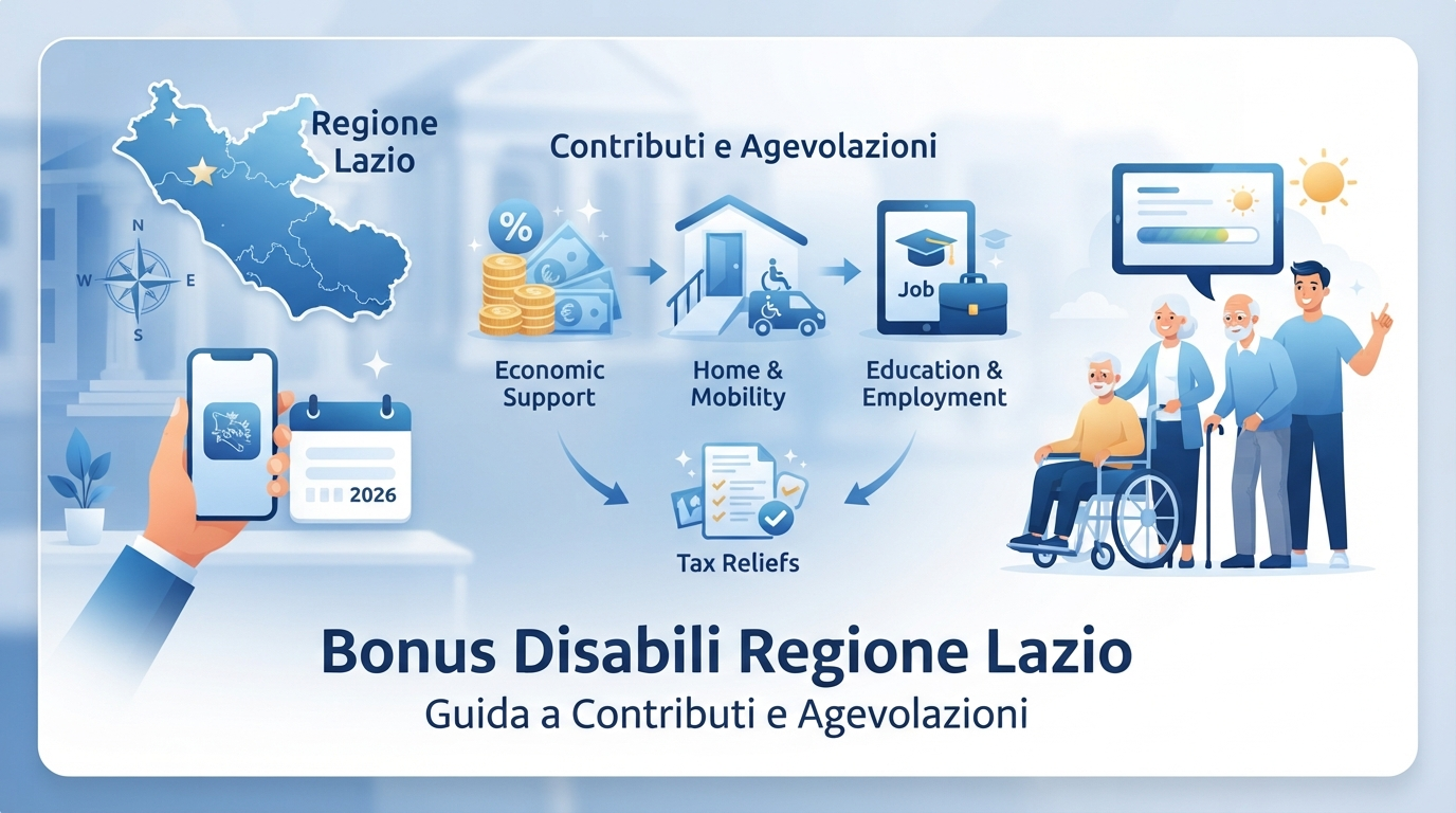 Bonus Disabili Regione Lazio: Guida a Contributi e Agevolazioni