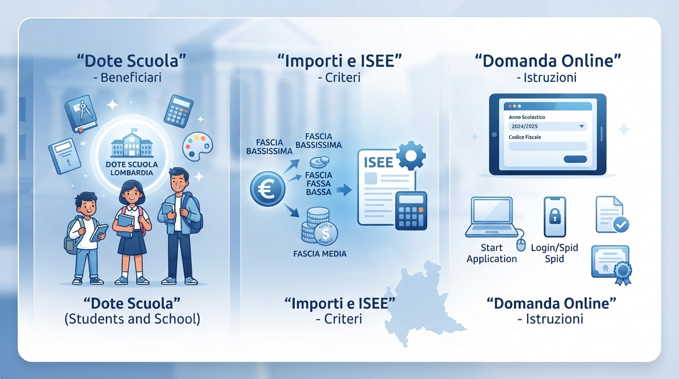 Dote Scuola Lombardia: guida completa a requisiti, importi e domanda