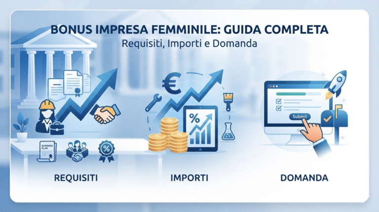 Bonus Impresa Femminile: Guida a Requisiti, Importi e Domanda