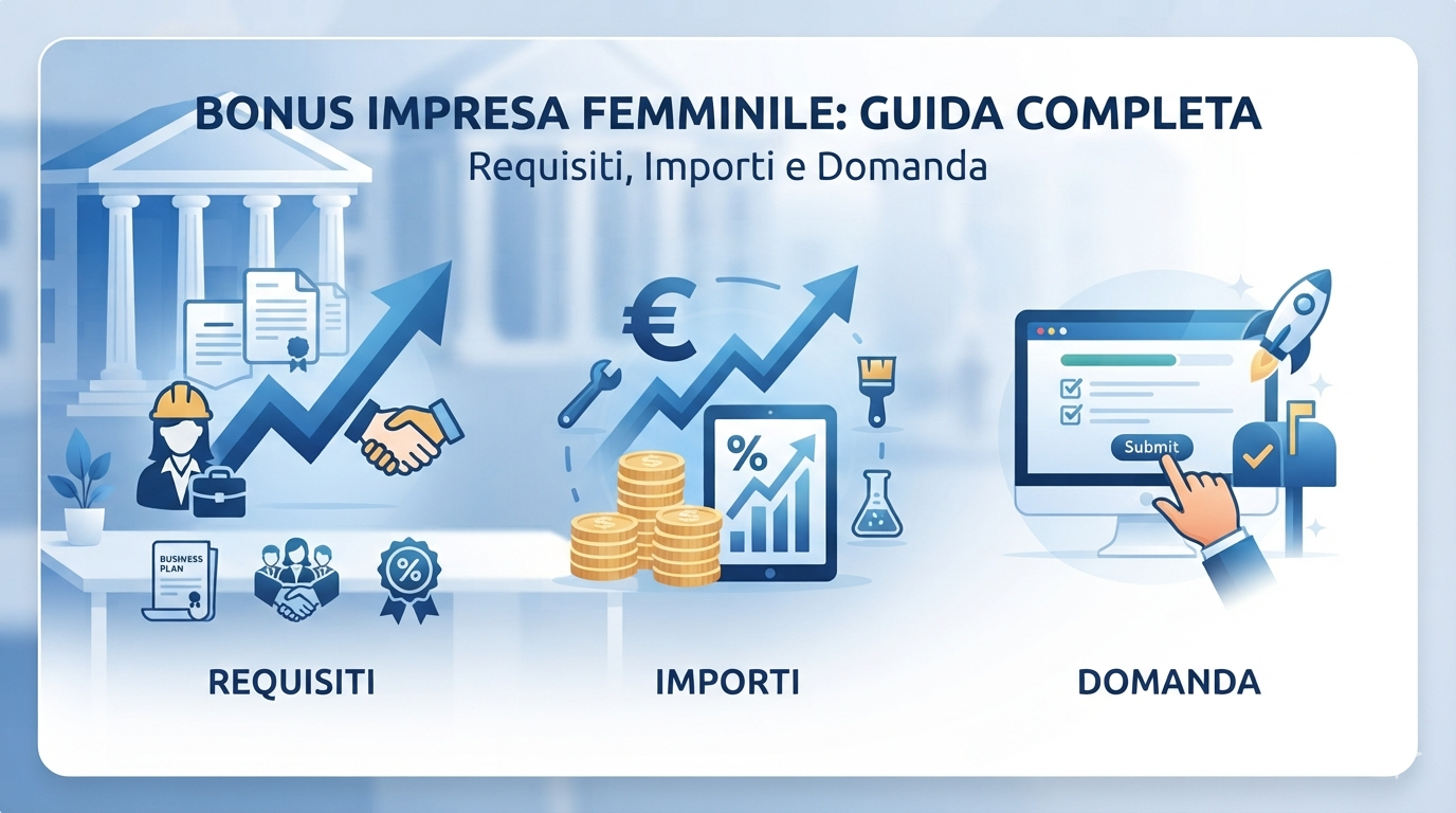 Bonus Impresa Femminile: Guida a Requisiti, Importi e Domanda