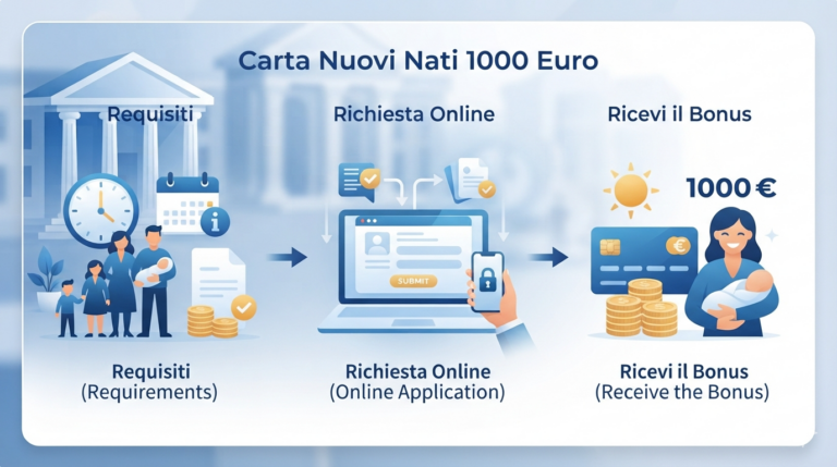 Carta Nuovi Nati 1000 Euro: Requisiti e Come Richiederla